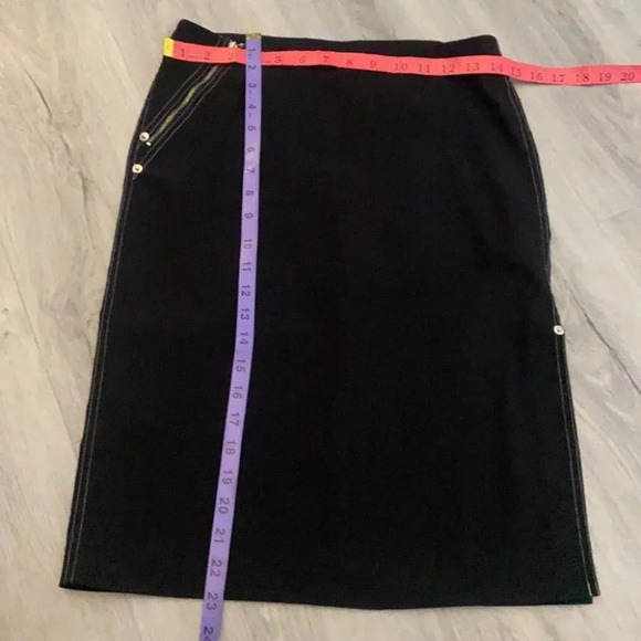 Buffalo David  bitton black skirt size 4 - Picture 5 of 7